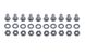 Изображение Комплект крепления фланца для стиральной машины Electrolux, Zanussi 01.2017, M5*0,8 L=8mm (01.2017) 01.2017, внешний вид и детали продукта